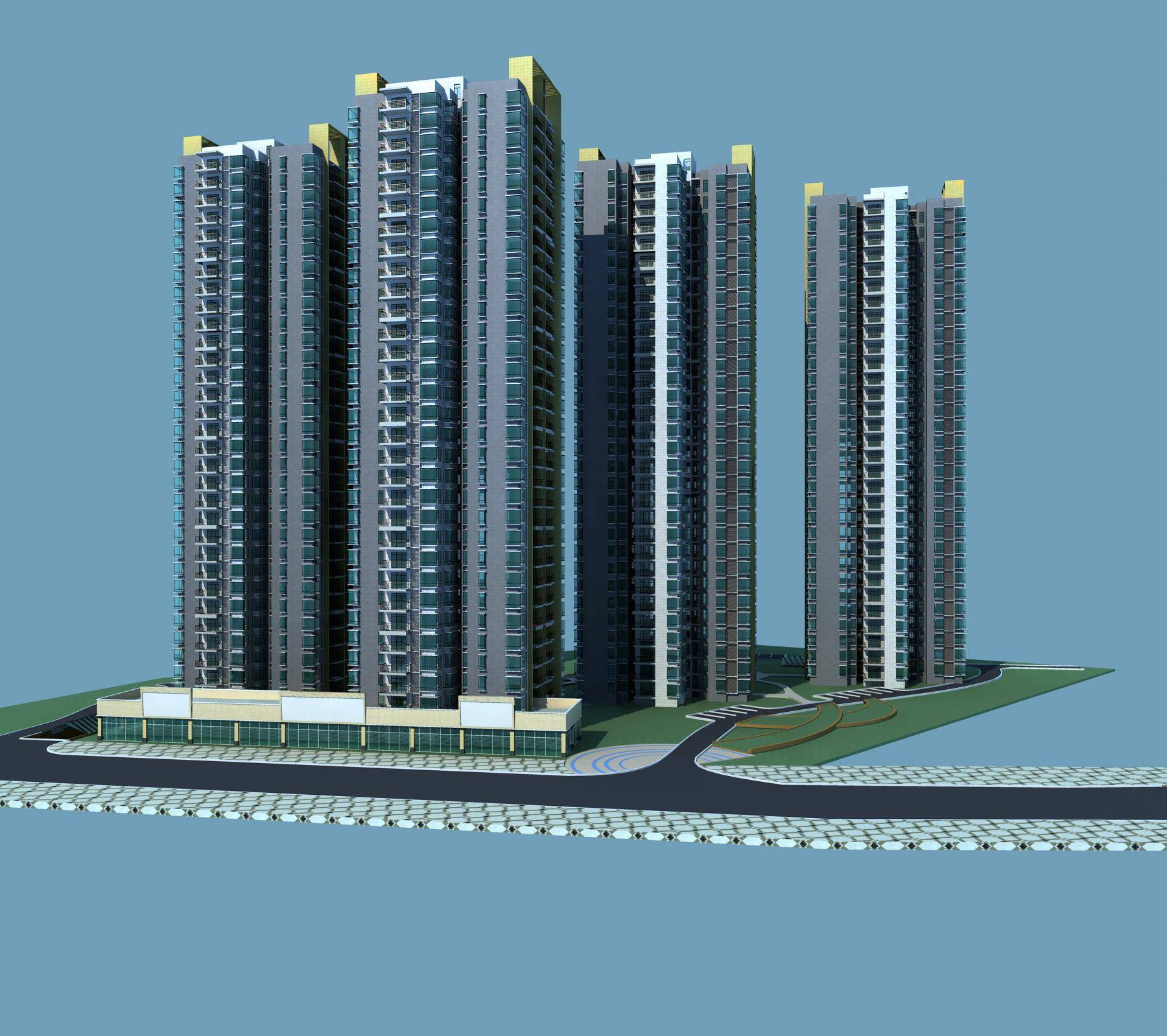 现代住宅小区