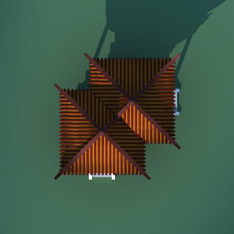 中式凉亭