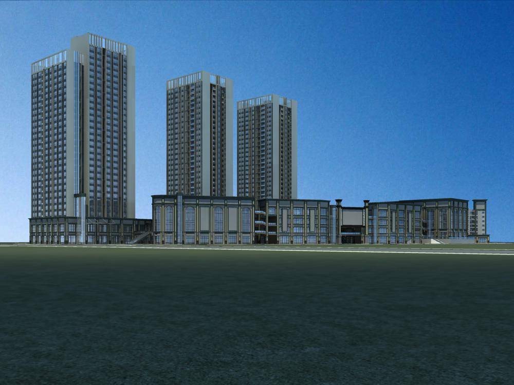 现代高层住宅小区