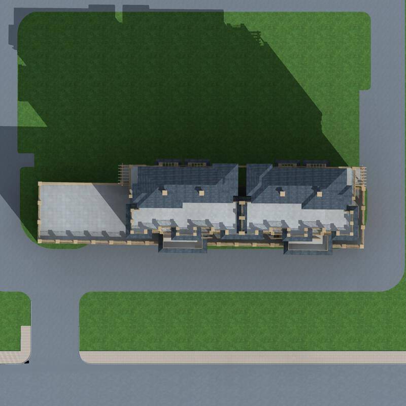 欧式多层商业住宅楼