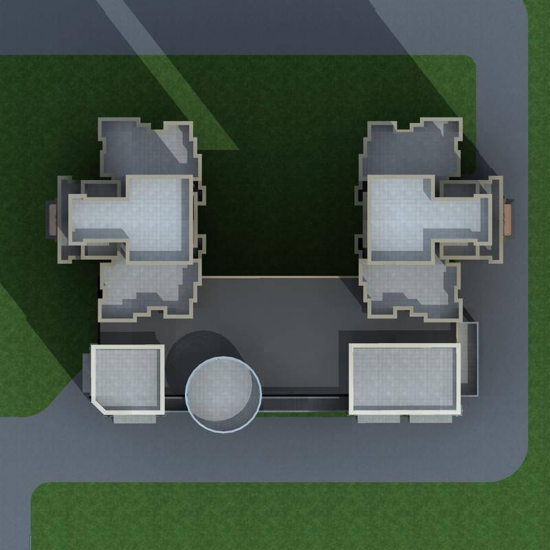 欧式商业住宅楼
