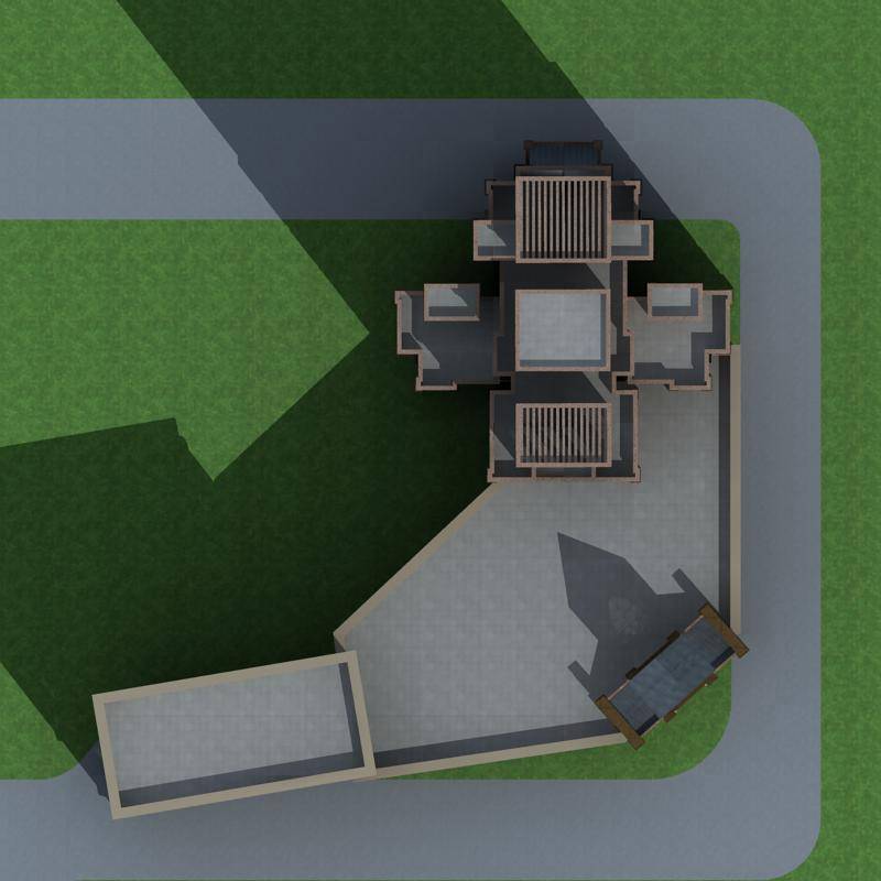 欧式高层商业住宅楼