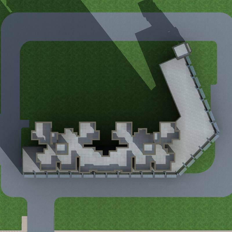 简欧风格商业住宅楼