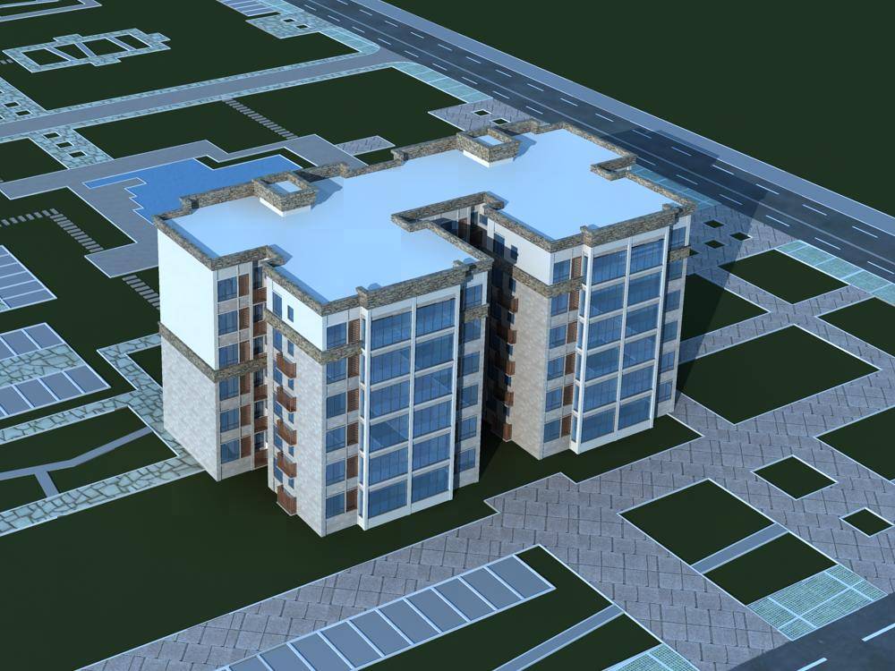 简欧多层住宅楼