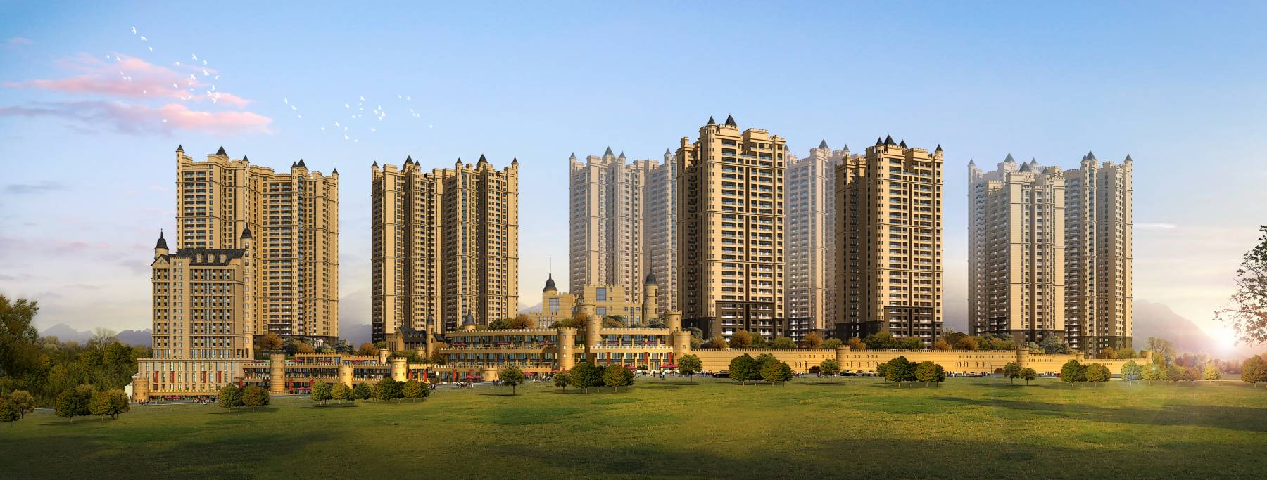 欧式风格住宅群