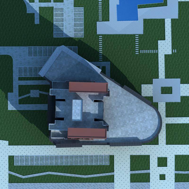 现代高层商业住宅楼