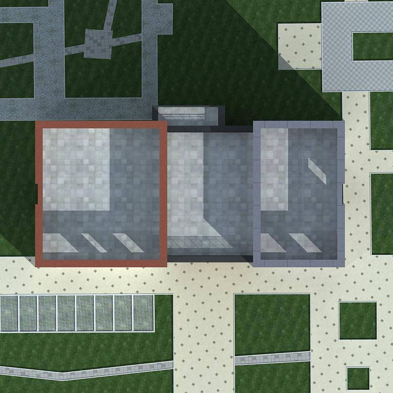 现代高层住宅楼