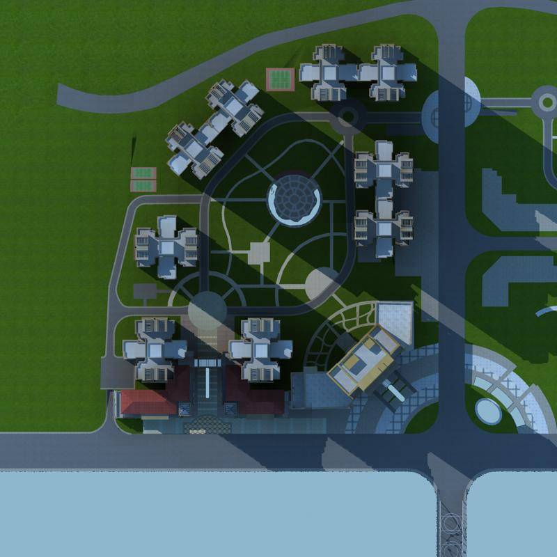 欧式商业住宅小区
