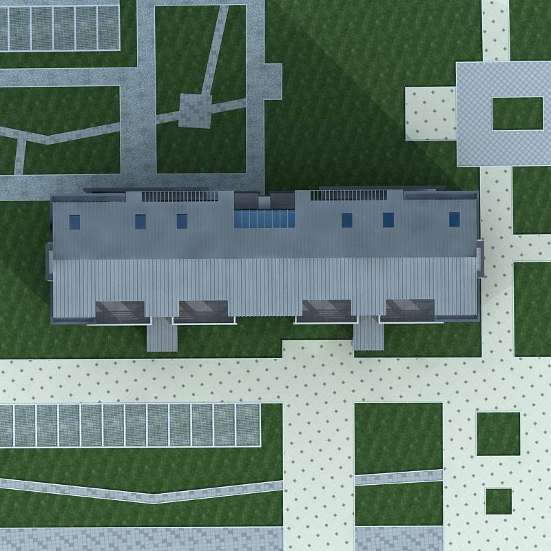 现代中式多层住宅楼
