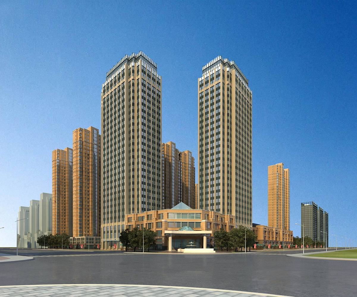 简欧商业住宅小区