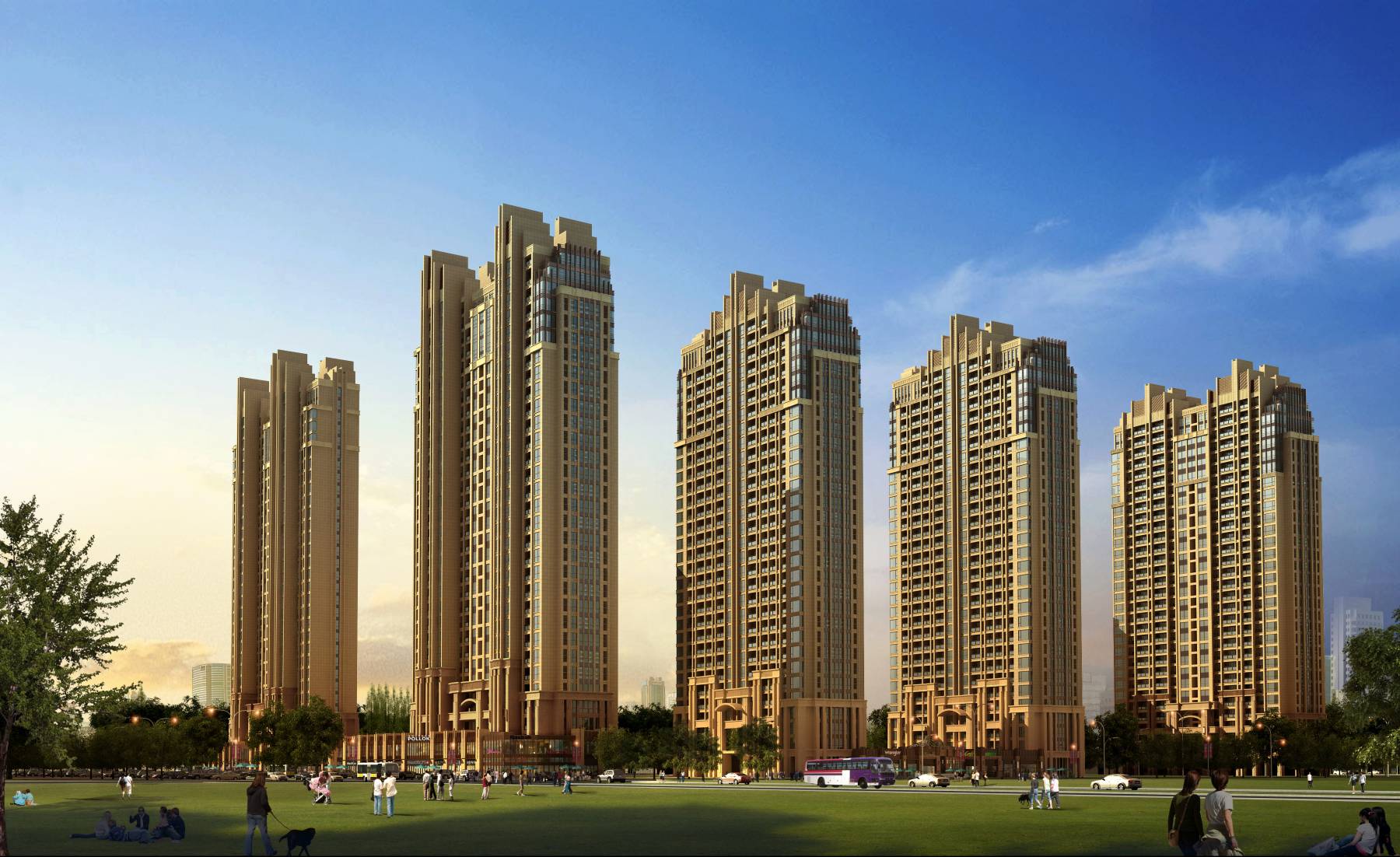 欧式商业住宅小区