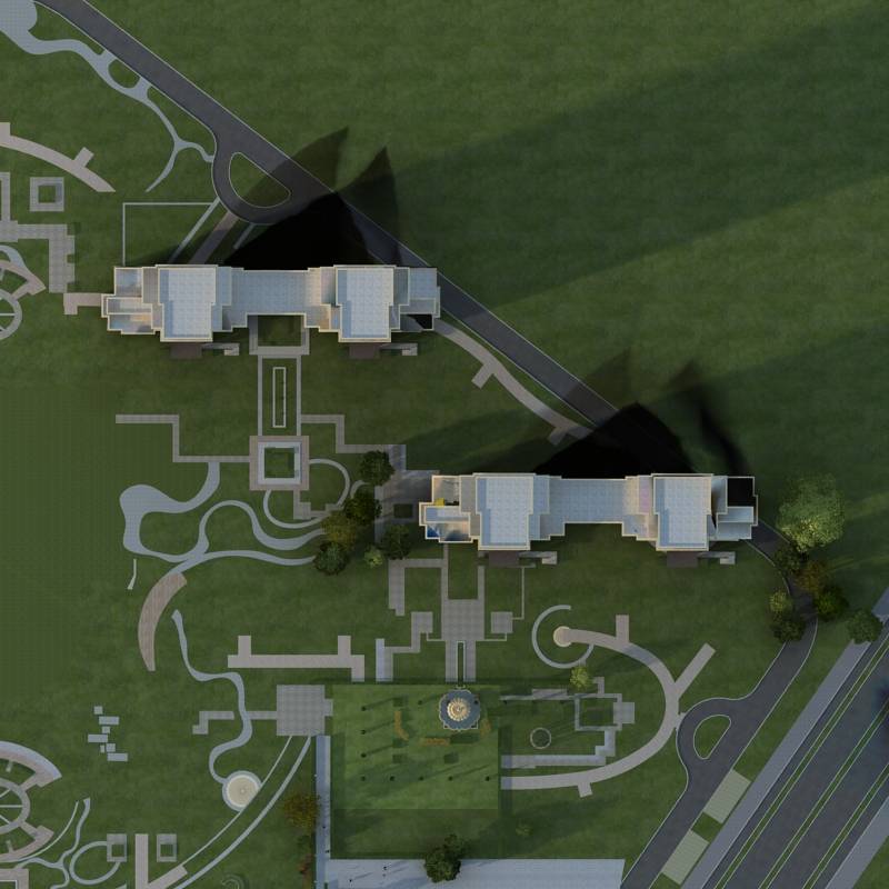 欧式高层住宅楼