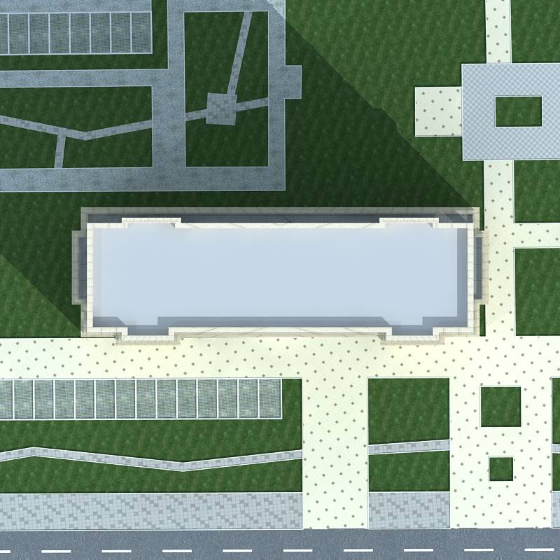 现代高层住宅楼