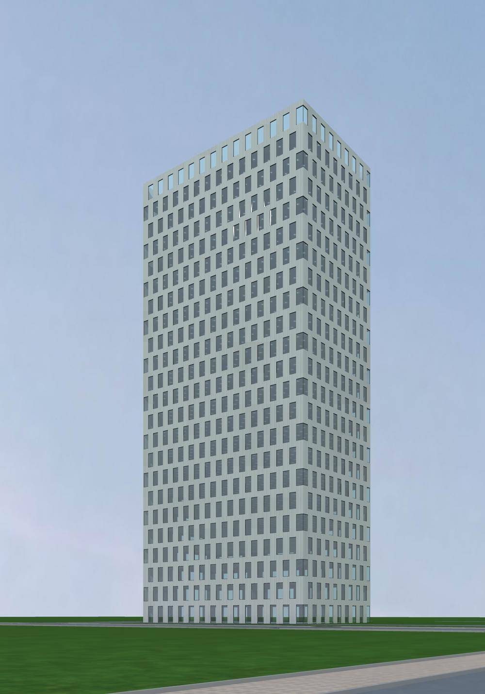 现代高层办公楼