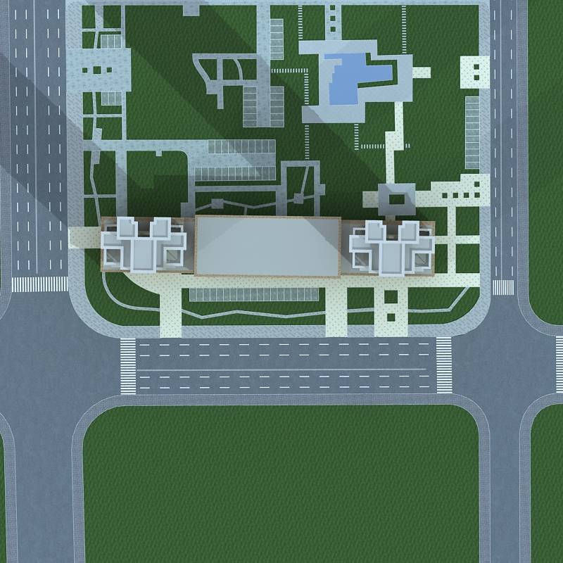 欧式高层商业住宅楼