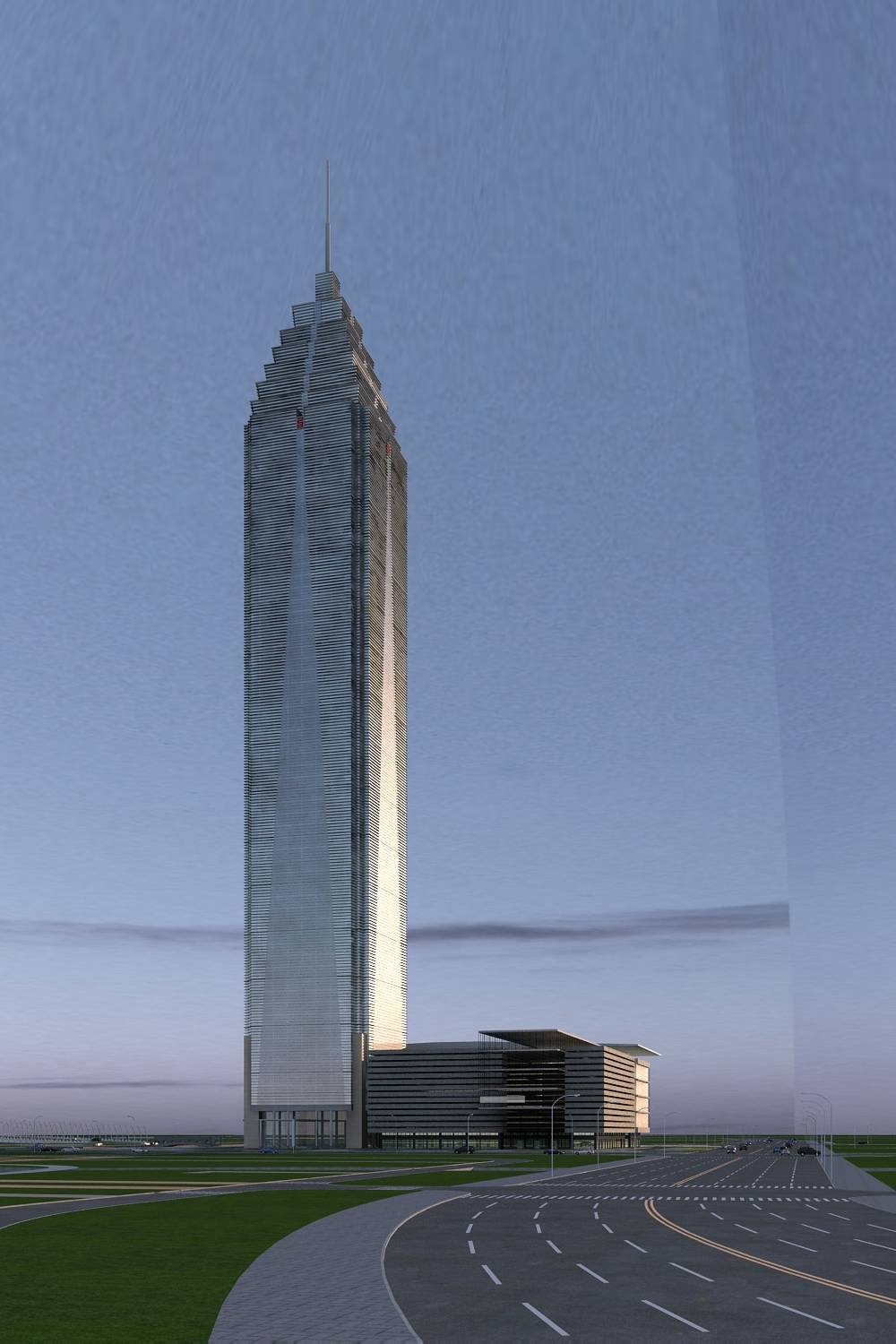 现代超高层商业综合楼方案二