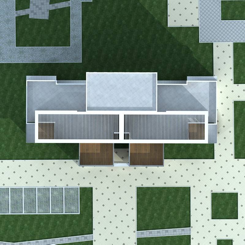 现代高层住宅楼