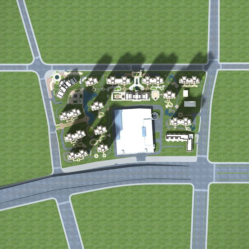 欧式商业住宅小区