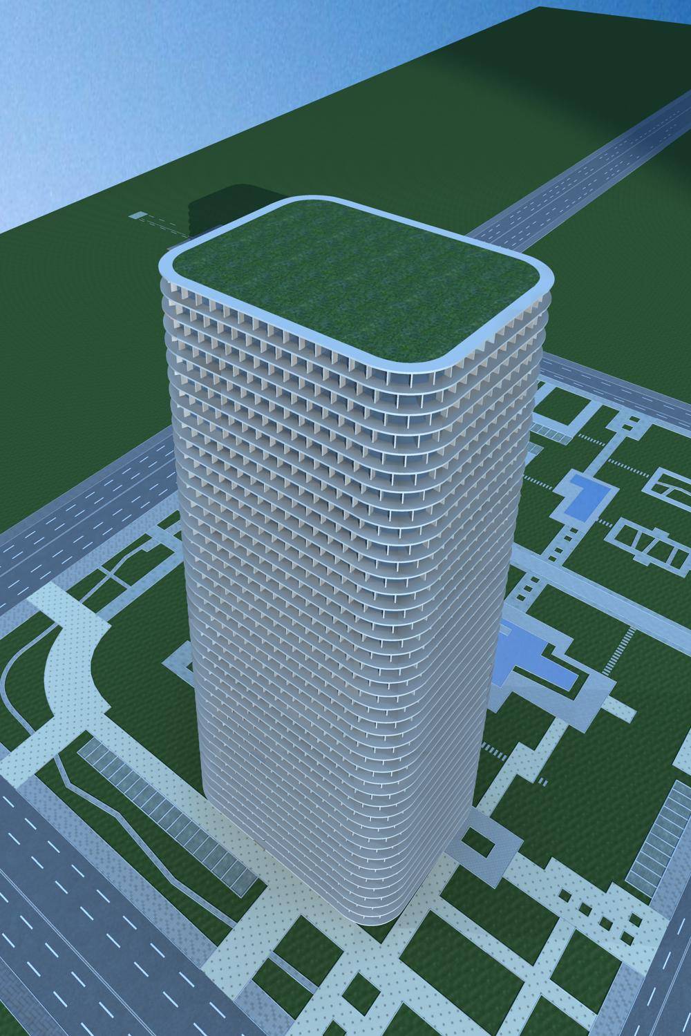 现代高层办公楼