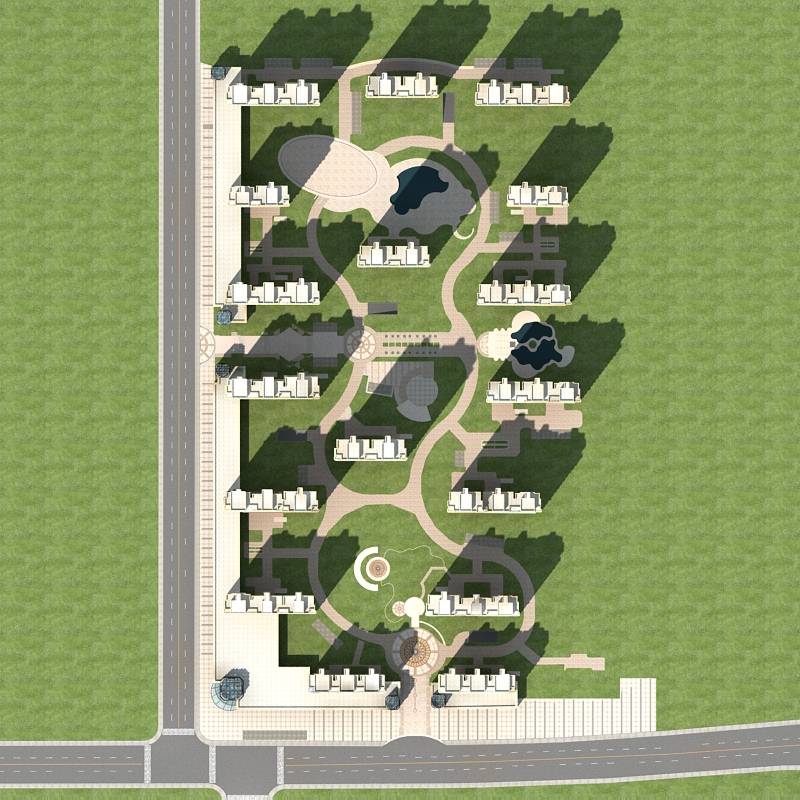 简欧风格商业住宅小区