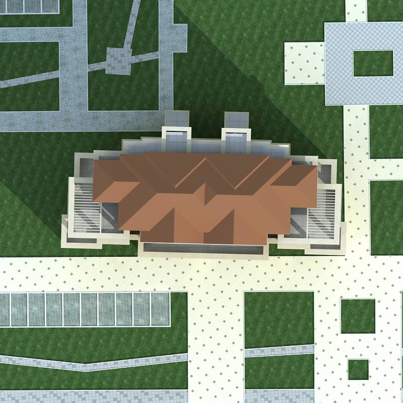 欧式多层住宅楼