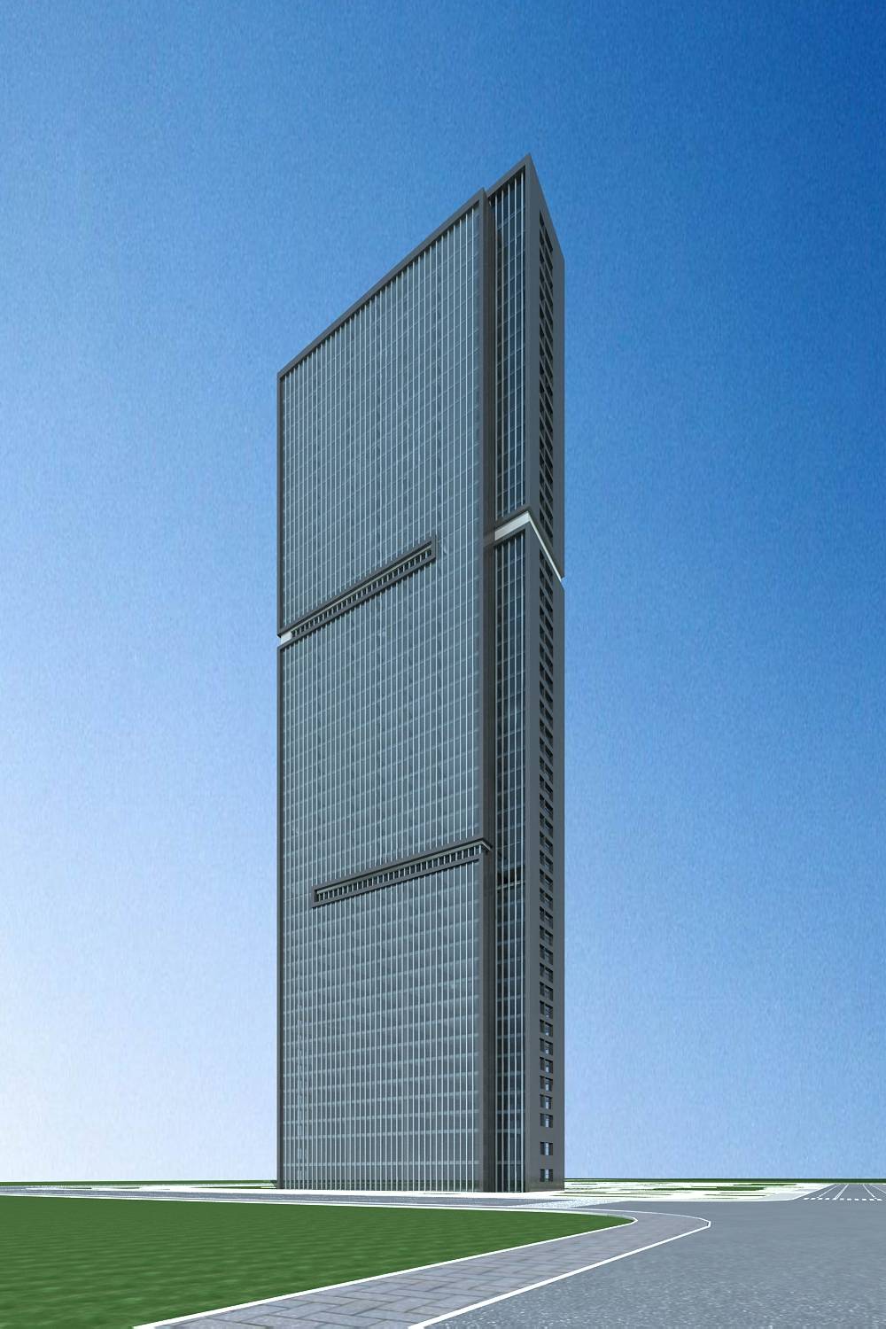 现代超高层办公楼