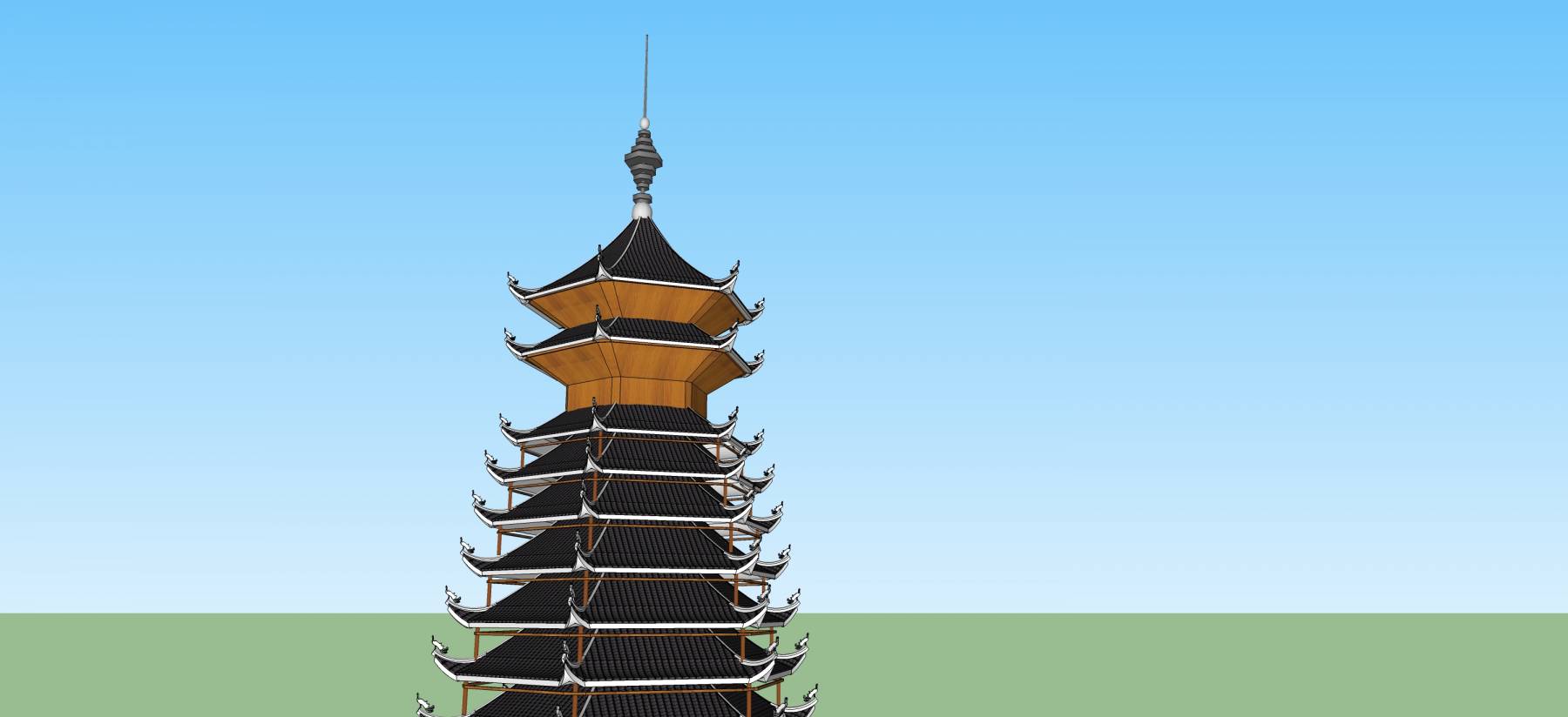 中式风格塔