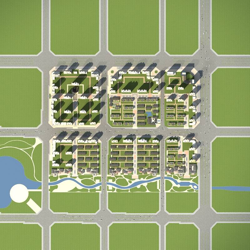 简欧风格综合住宅小区