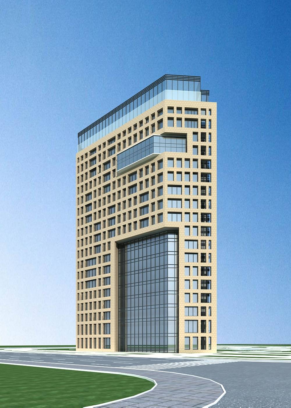 现代高层办公楼