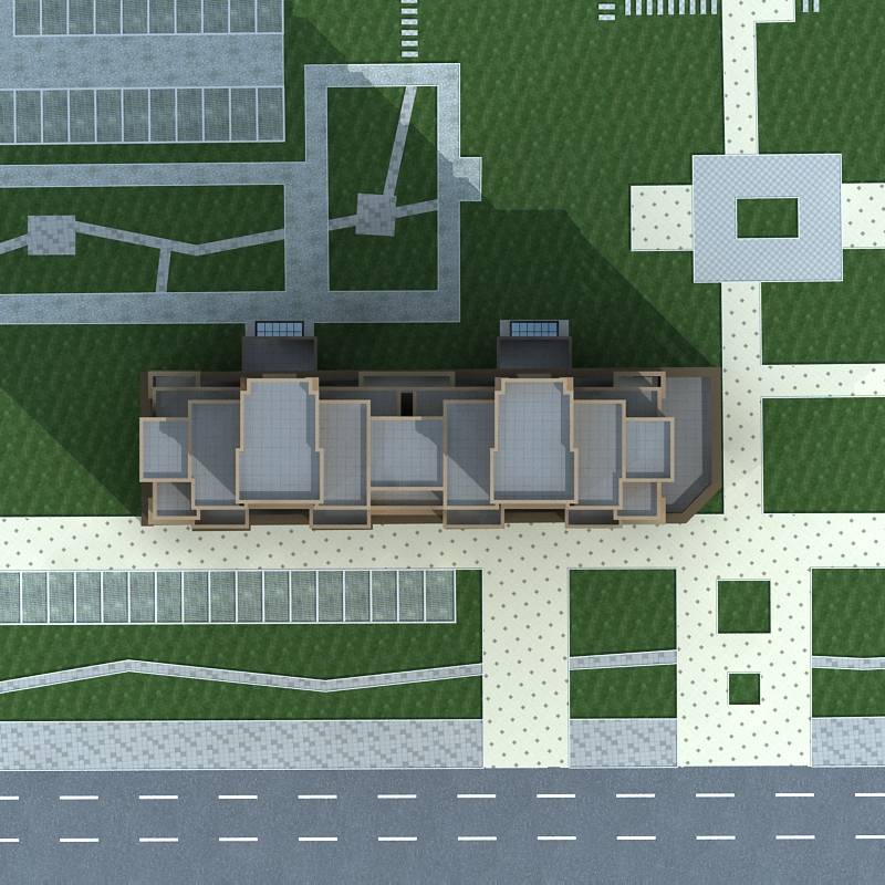 简欧风格高层商业住宅楼