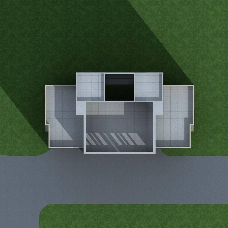现代高层住宅楼