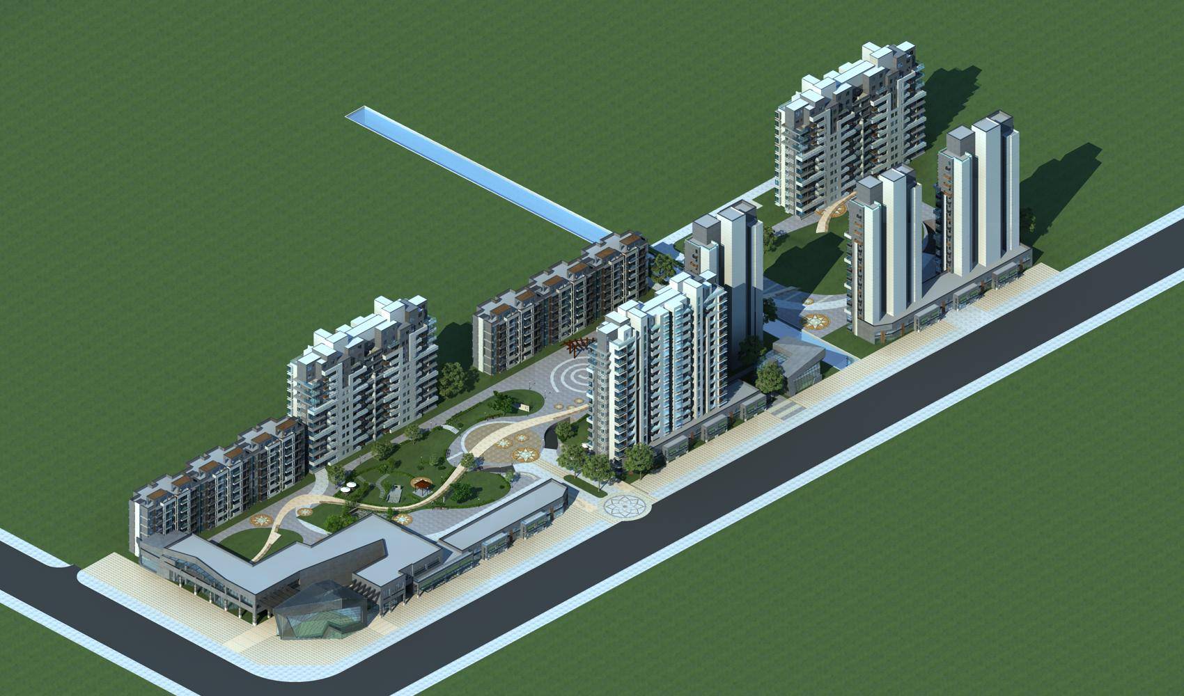 现代住宅小区
