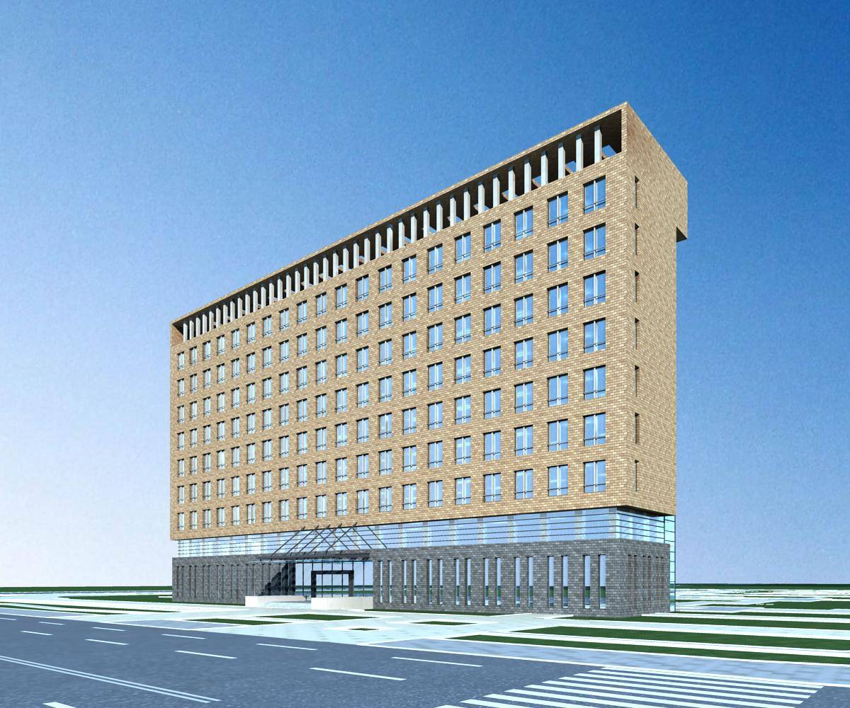 现代高层办公楼