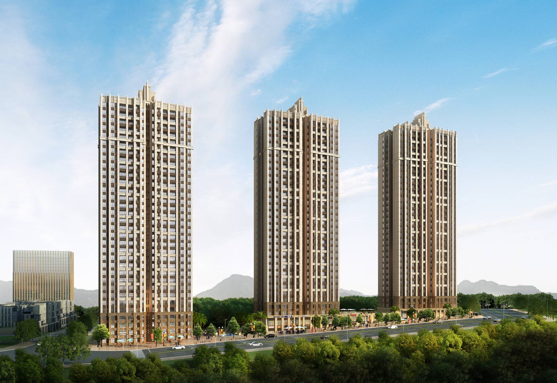 简欧风格综合住宅小区