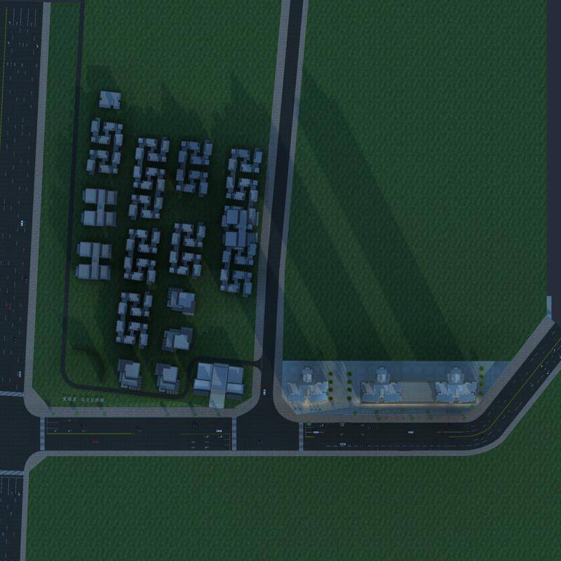简欧风格综合住宅小区