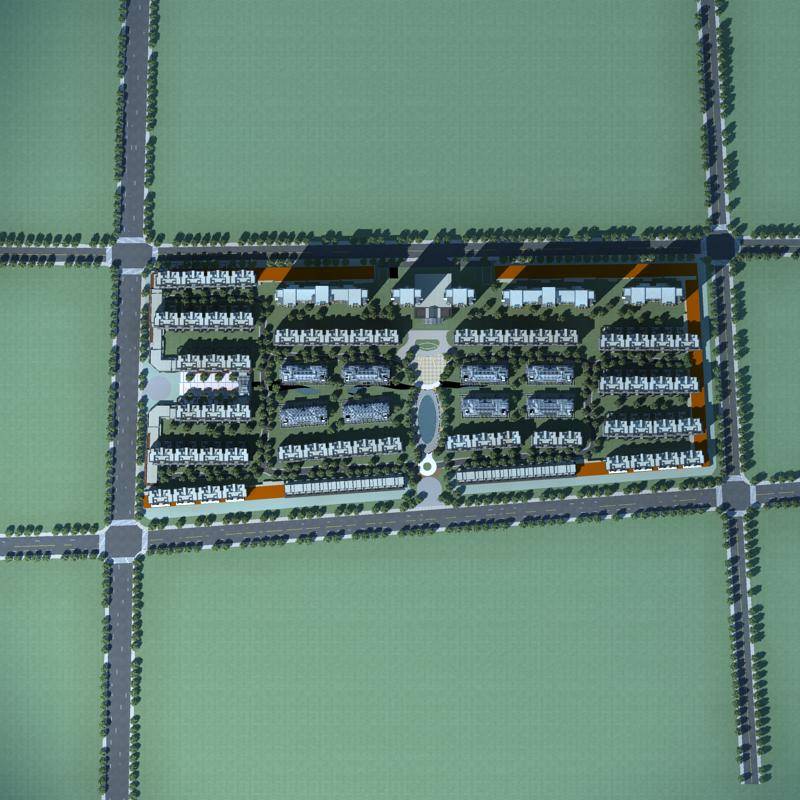 简欧风格商业住宅小区