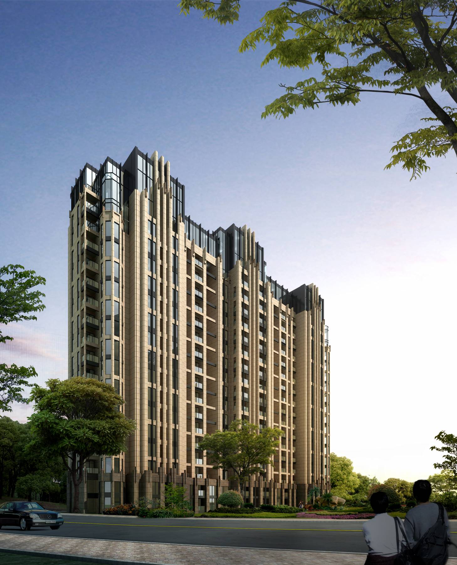 简欧风格商业住宅小区