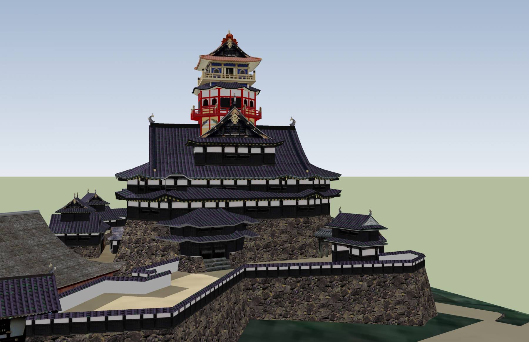 日式--城堡