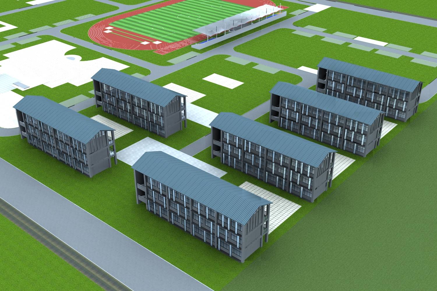 宿舍3dmax 模型下载-光辉城市