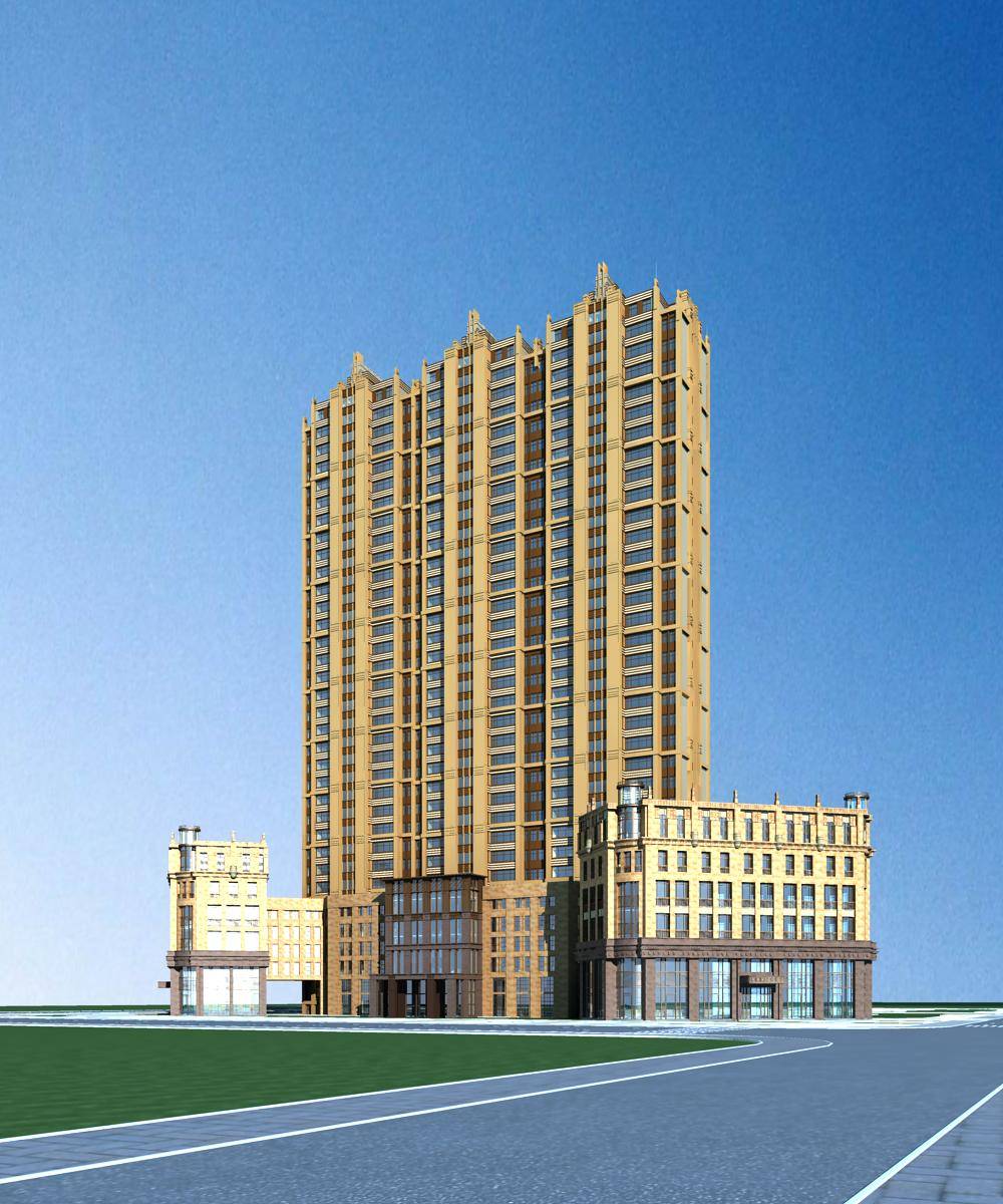 新古典风格商业住宅楼