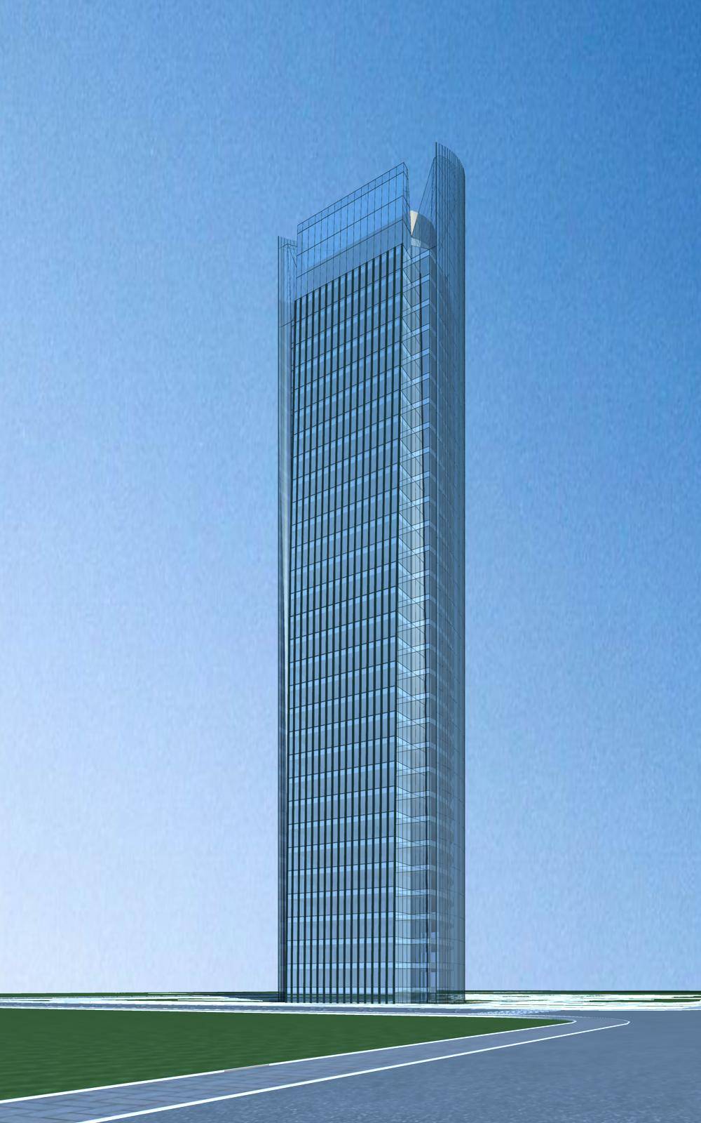 现代高层办公楼