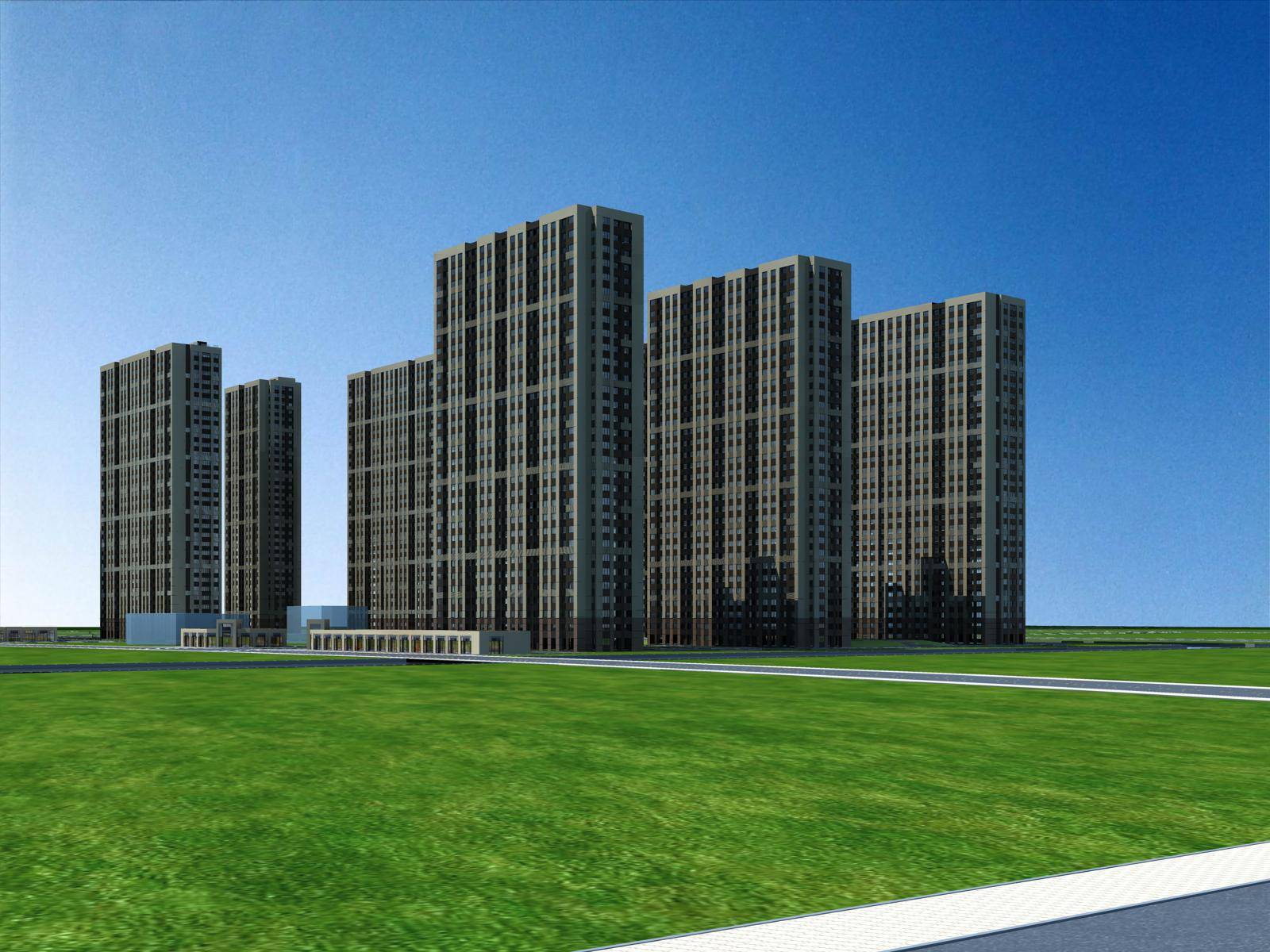 现代住宅小区