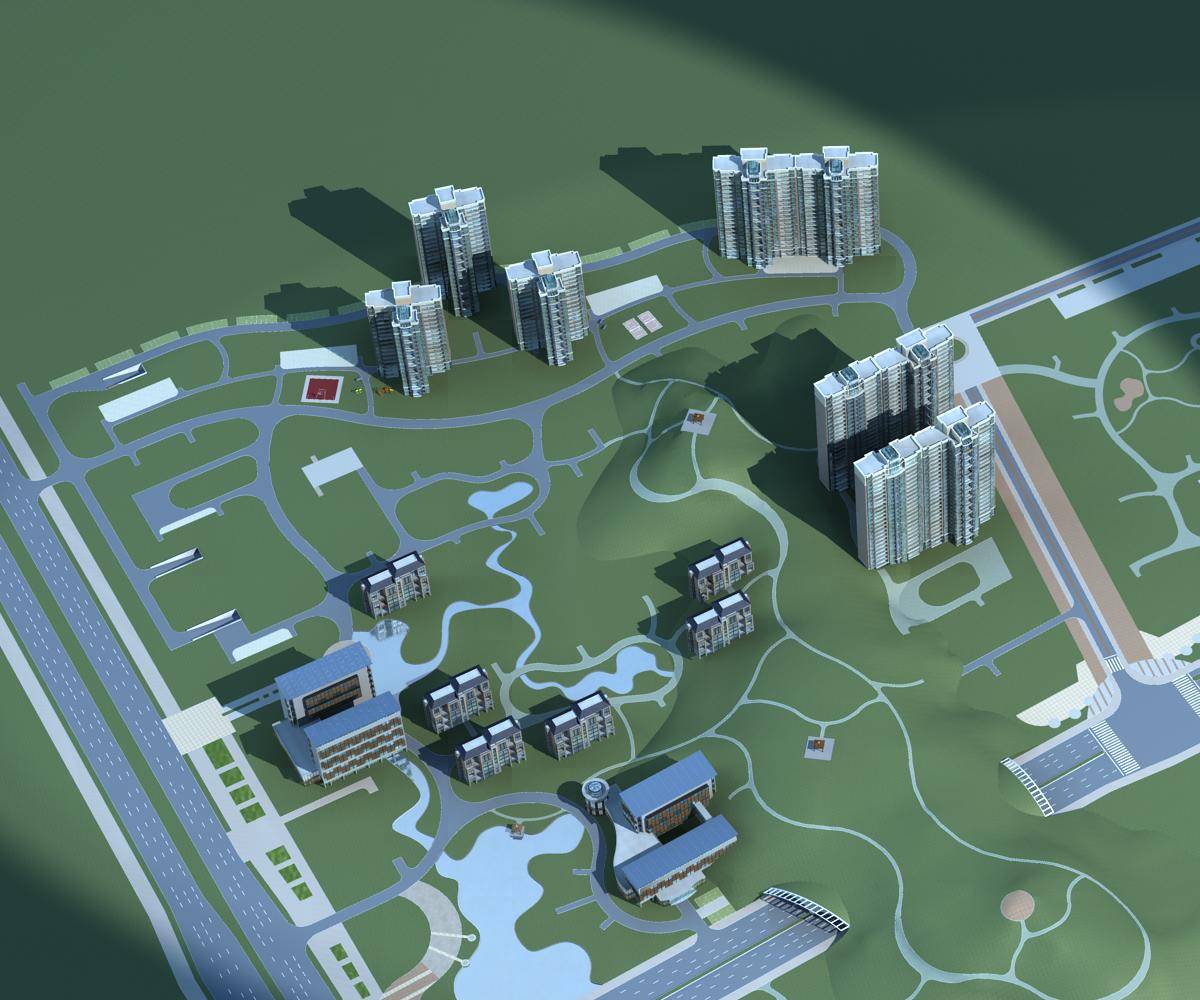 现代风格住宅小区