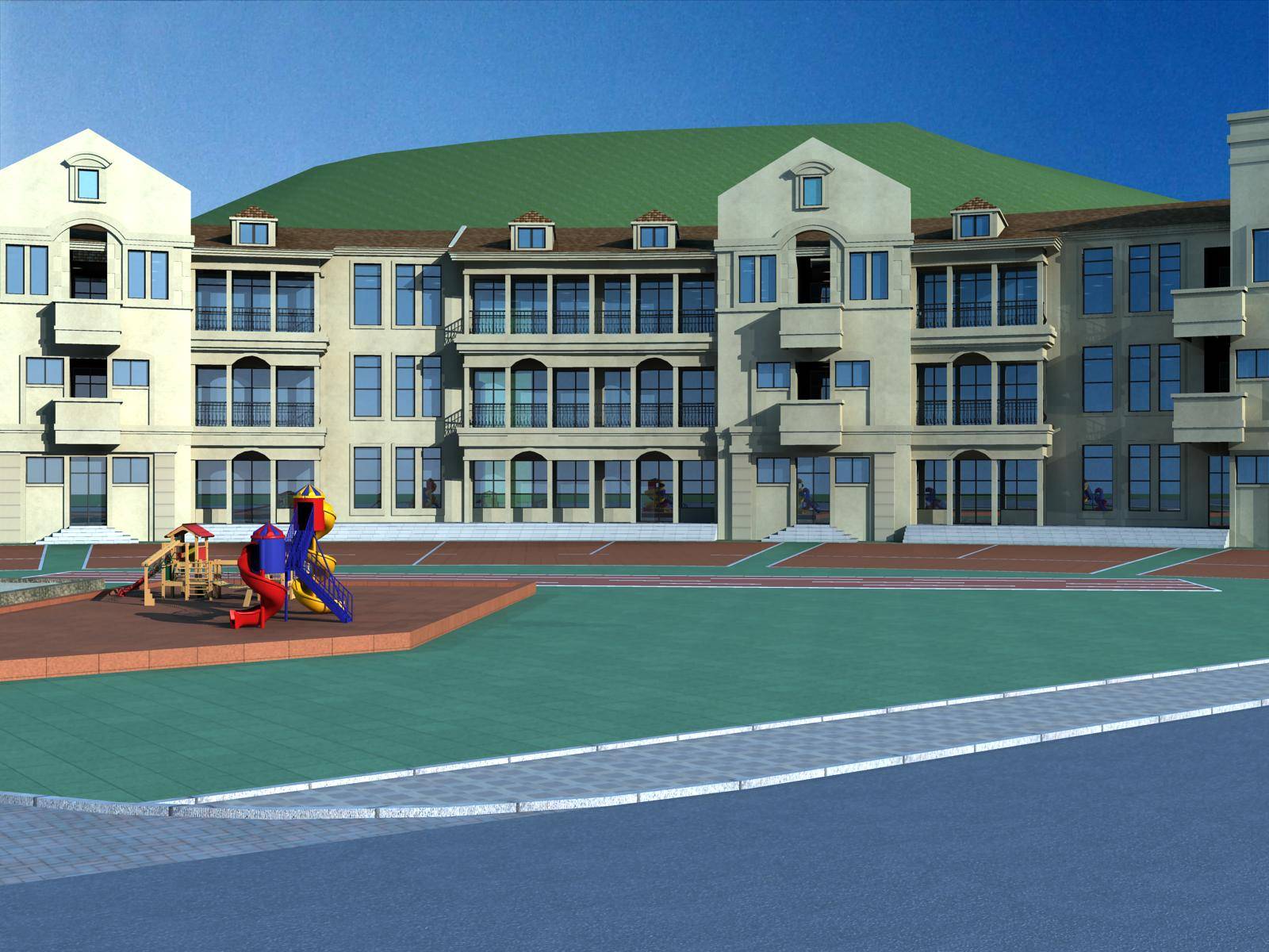 [上海]12班欧式幼儿园文本SU+CAD+PDF2019-教育建筑-筑龙建筑设计论坛