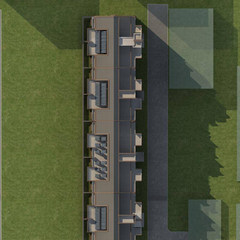 新中式多层住宅楼