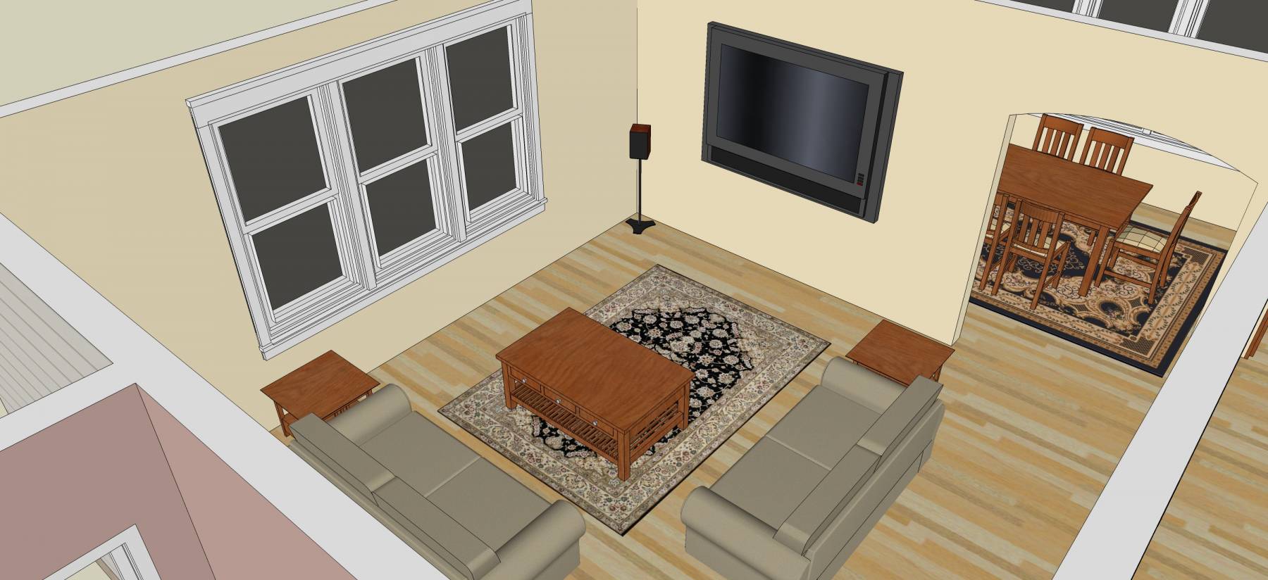 家装室内模型
