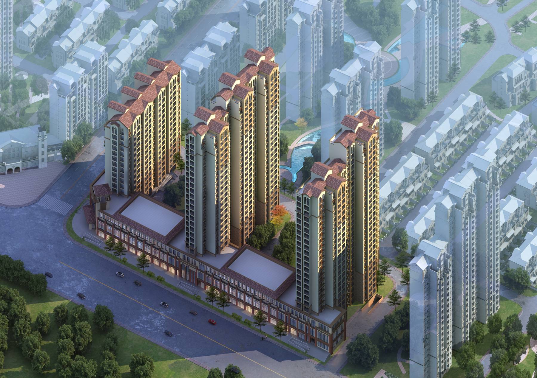 大龙新苑商业住宅楼