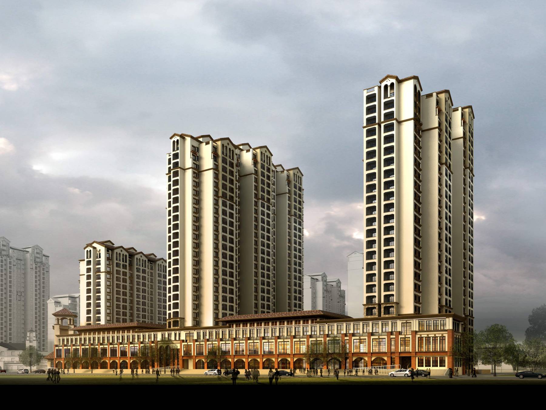 大龙新苑商业住宅楼