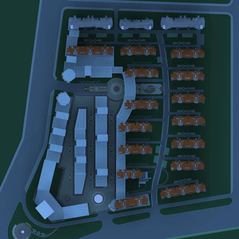 简欧风格商业住宅小区