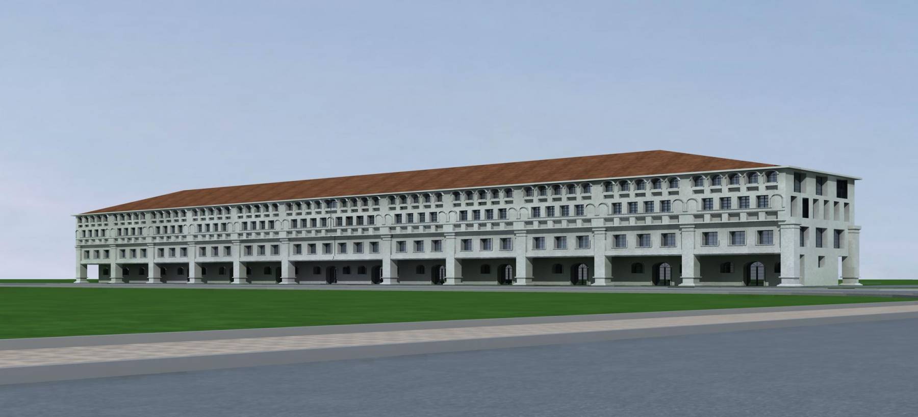 欧式多层商业住宅楼
